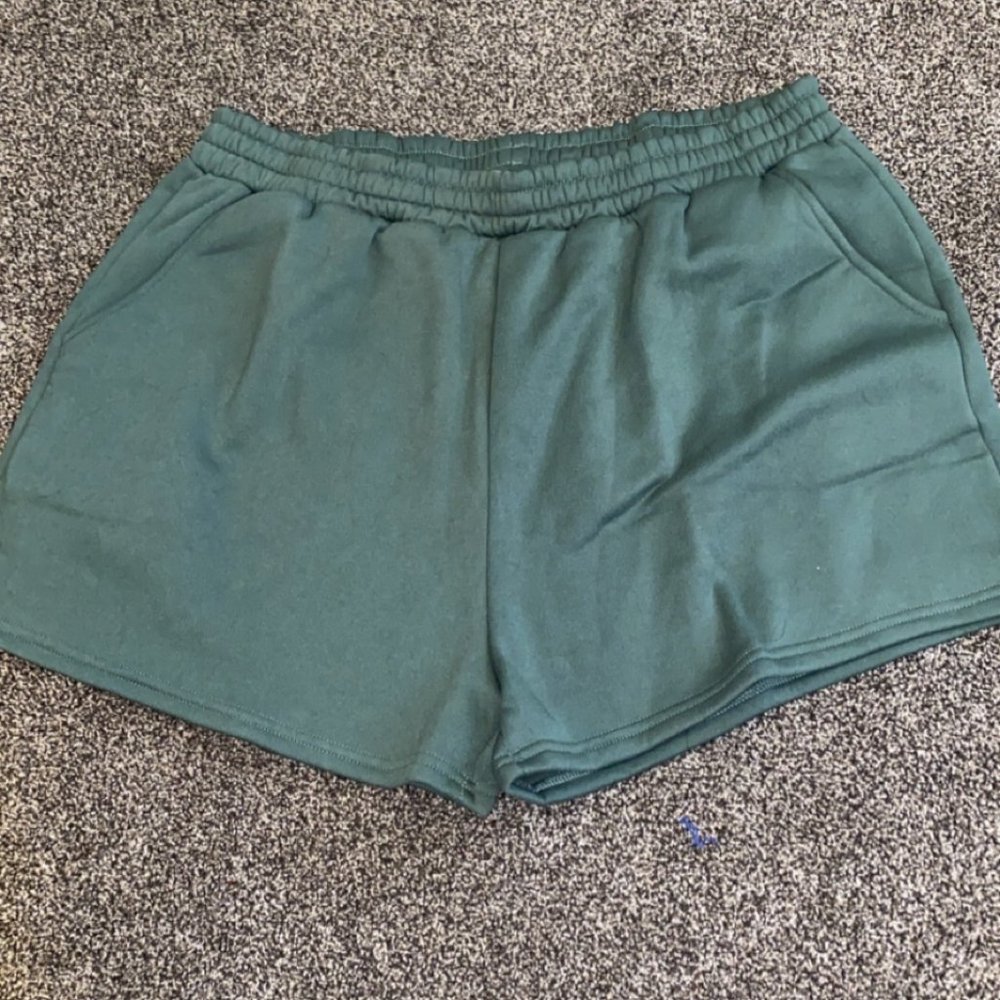 Green shorts